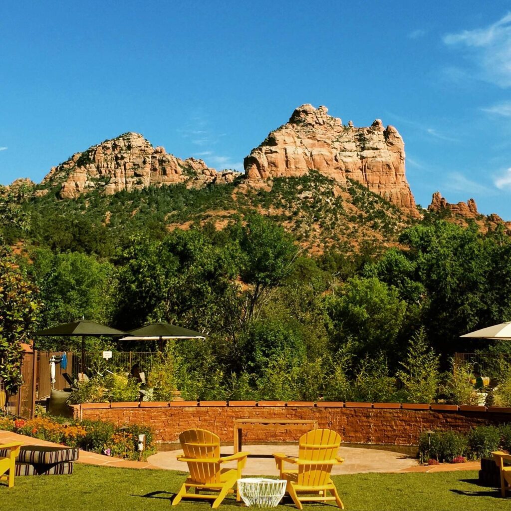 View from Pool at Amara, Sedona, AZ.