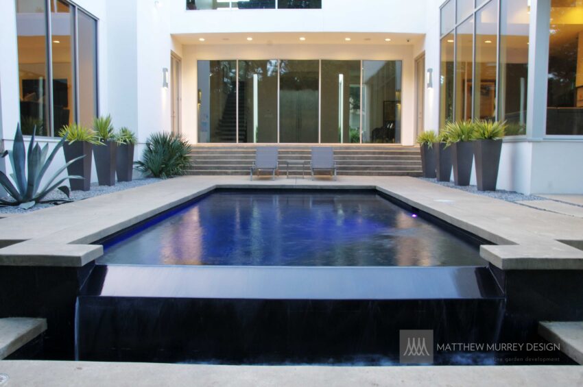 contemporary pool - contemporary landscape - contemporary driveway