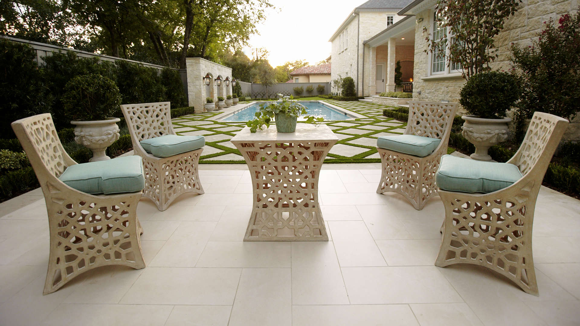 Parisian Style Landscape - Landscape Design - Dallas, Texas