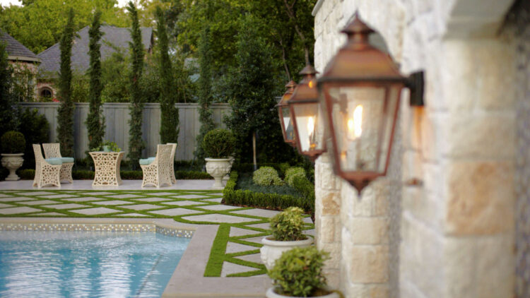 Parisian Style Landscape - Landscape Design - Dallas, Texas