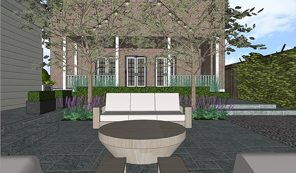 Small backyard landscape design